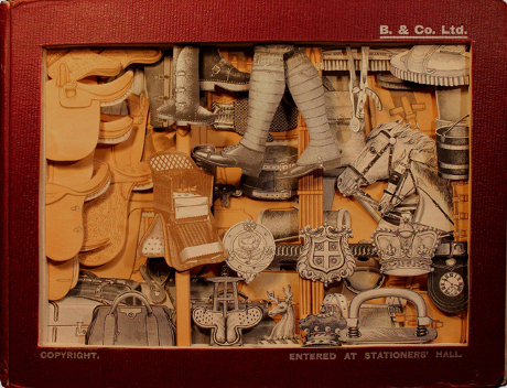 carved 3D book by Kerry Miller: Bliss and Company's 