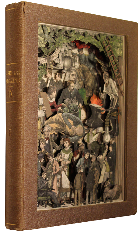 carved 3D book by Kerry Miller: Cassell's Family Magazine