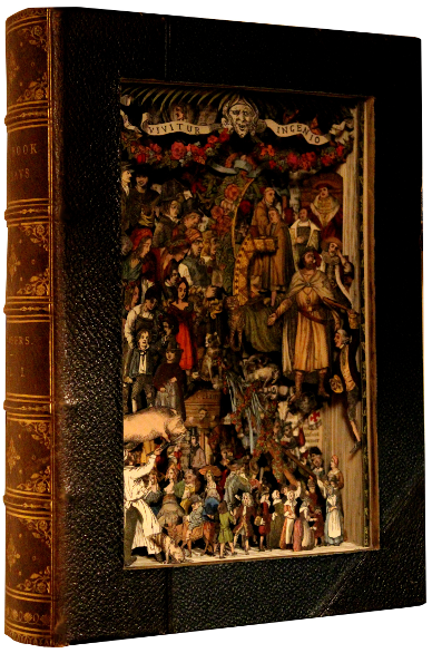 book sculptures by Kerry Miller: The Book Of Days vol 1