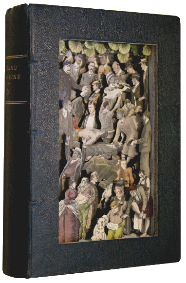 book sculptures by Kerry Miller: Strand Magazine - vol 14